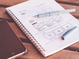 Website framework sketches